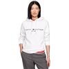 Tommy Hilfiger Felpa con cappuccio da donna, (Autunno/Inverno 2024) Perfect White, X-Small