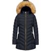 Generic 2025 Giacche invernali per le donne UK Mid-lenght Down Puffer Cappotti da donna Giacche impermeabili leggere con cappuccio di pelliccia Plus Size Slim Trench Coat Manica Lunga Caldo Outwear Outdoor