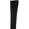 ALVIPERI Pantalone Uomo Classico in Fresco di Pura Lana Vergine vestibilità Comoda Taglie Forti e calibrate (48, Nero)