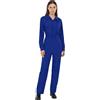 dPois Tuta Meccanico Protettiva Donna Jumpsuit Elastica in Vita Tuta Intera Meccanica Abbigliamento Protettiva Cantiere Agricoltura Horror Outfit Costume Carnevale Halloween