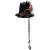 BLESSUME Gotico Donne Steampunk Ingranaggio Ali Orologio Farfalla Cappello Pizzo Capelli Clip Copricapo 1pc (E)