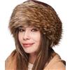 Futrzane Classic Colbacco - Cappello Pelliccia Ecologica Donna - Berretto Russo
