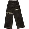 ORANDESIGNE Baggy Jeans Uomo Y2K Pantaloni Cargo Larghi Streetwear | Men's Jeans Hip Hop Denim Pantaloni a Gamba Larga