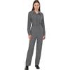 dPois Tuta Meccanico Protettiva Donna Jumpsuit Elastica in Vita Tuta Intera Meccanica Abbigliamento Protettiva Cantiere Agricoltura Horror Outfit Costume Carnevale Halloween