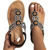 Generico Sandali Donna Eleganti, Sandali Donna Estive, Sandaletti Bohémien, Casual Open Toe Sandali, Plateau Mules Estate Strass Scarpe Con Zeppa, Estivi Eleganti e Comodi da Spiaggia