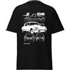 SISIDSI DSGN T-Shirt Vintage DS Tiburon - Auto Classica Iconica, Design Futuristico, Eleganza Retrò, Passione Automobilistica, Collezionista, Stile Senza Tempo., Nero , M