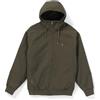 Volcom Hernan 10k Teflon Heavy Weight Giacca con cappuccio da uomo, Scricciolo, Medium
