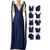 72styles Abito Infinity Cerimonia Donna, Abito Damigella Donna, Lungo, Maxi, Taglie Forti, Abito Elegante Donna Cocktail Festa