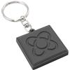 MAJALE Portachiavi Fiore di Barcellona, Panot di Barcellona, per donna, uomo, regalo di San Valentino, portachiavi resistente in silicone, acciaio inossidabile, souvenir ideale, grigio, M