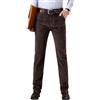 Oanviso Pantaloni in Velluto a Coste da Uomo Chino Pantalonis da Lavoro Eleganti Completi Elasticizzati in Vita Dritti Pants