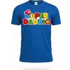 Generico T-Shirt Super Daddi, Festa del papà, Maglietta Uomo in Cotone 100%, Disponibile in 4 Colori: Bianco, Blu Navy, Royal, Nero (IT, Testo, XXL, Regular, Regular, Blu Royal)