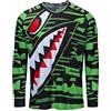 Hotline Ciclismo Jersey Mountain Bike Motocross Jersey Lungo MTB T-Shirt Bicicletta usura, CD9521, M