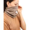 Prettystern scaldacollo tubolare sciarpa ad anello donna di 100% Cachemire Lana sciarpa tubolare Uomo collo di Cashmere Unisex Marrone