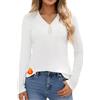 Crewhpo Maglietta Termica Donna Cotone con Pizzo Sottogiacca Calda