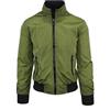 Ciabalù Giacca a Vento Uomo Impermeabile Slim Fit Giubbotto Leggero Corto con Zip e Tasche Laterali Blu Nero Verde