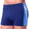 Aquarti Pantaloncini da Bagno Uomo con Elastico Regolabile, Blu Scuro/Blu, 5XL