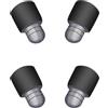 EZReplace Rivetti di ricambio per occhiali da sole Oakley Holbrook OO9102, Nero opaco, Taglia unica