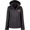 Geographical Norway Timmex Lady - Softshell Donna Impermeabile Con Cappuccio - Abbigliamento Giacca Vento Tattica Outdoor - Escursionismo - Trekking Autunno Invernale Primavera