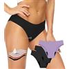 Surttan Costume Ciclo Mestruale Donna Pantaloni da Nuoto per Il Periodo a Prova di Perdite Flusso Abbondante Triangolo Costumi da Bagno per Bikini Anti Perdite Adolescenti Costumi Mestruali Donna