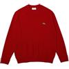 Lacoste AH0532 Pullover, Red, L Uomo