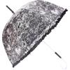 Chesoon Ombrello in pizzo di plastica Ombrellone Ombrello da sposa Ombrello da sposa leggero a cupola antivento con 8 costole