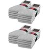 sockenkauf24 10 | 20 | 30 Paia di Calze Sportive Donna Calze da Tennis Cotone 10100 (35-38 20 Paia Grigio Chiaro)