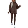 Generico Tute Donna Da Casa Invernale Firmate Completi Due Pezzi Pullover Felpa Senza Cappuccio E Jogging Pantaloni Set Coordinati Abbigliamento Taglie Forti Morbida Tuta Palestra Sportivo Tute Casual Leggera