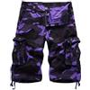 Oanviso Pantaloncini da Uomo Cargo Shorts Camuffati Pantaloncini Sportivi con Cerniera Multitasche Traspirante Bermuda Short Slim Fit Pantaloncini Cargo 1/2 Pantaloni Mimetico Estivi