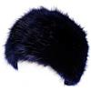 soul young Cappello di Vera Pelliccia di Volpe per Donna Stile Russo Russian Style(Blu)