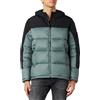 Champion Legacy Outdoor - Hooded Jacket Giacca, Verde BLG/Nero, XL Uomo FW23