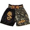 MUAY NATION Pantaloncini Muay Thai per Bambini (2-12 Anni) Trunks da Boxe per Ragazzi e Ragazze per Kickboxing, MMA, Arti Marziali (IT, età, 4 Anni, 6 Anni, Regular, Drago Nero)