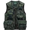 RUMAOZIA Gilet estivo da uomo per cani con molte tasche, gilet multifunzione per caccia, pesca, campeggio, senza maniche, per fotografia, escursionismo, gilet tattico mimetico, O verde scuro, L