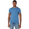 Timberland Tfo SS Left Chest Logo Jersey Crew Tee (Slim) Camicia, Blu del Capitano, XL Uomo