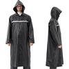 Pahajim Impermeabile Donna Uomo Giacca Antipioggia Lunga, Poncho Leggera Mantello Riutilizzabile Ripstop Con Cappuccio Regolabile