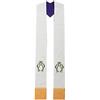 BLESSUME Chiesa Stola Messa Ricamata Reversibile Stola