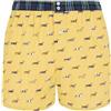 ARTHUR - Mutande da uomo con supporto integrato - 100% cotone biologico - Comfort e supporto ottimale - Motivo fantasia, Cane Bassotto Giallo, XL