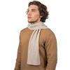 DALLE PIANE CASHMERE Mini Sciarpa Uomo 100% Cashmere - Beige
