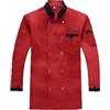 Lpstop Giacche da chef personalizzate Camicia da chef a maniche lunghe Cappello da chef Grembiule Set completo Uniformi da cucina per donna Uomo