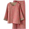 OWLONLINE Set Pigiama in Tessuto Jacquard Pigiama Kimono Giapponese Hanfu da Donna