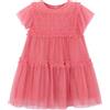 Mayoral Vestito Tulle Plumetis per Bambine e Ragazze Camelia 10 Anni (140cm)