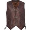 COSDREAMER Gilet da uomo rinascimentale pirata medievale vintage gilet halloween vichingo cosplay costume