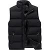 Peuignao Gilet Imbottito Invernale Uomo - Giubbotto Smanicato Trapuntato Puffer Taglie Forti - Giacca Senza Maniche Caldo Casual Nero 7XL