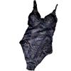 GIOS Body in pizzo elasticizzato senza ferretto art. 515-5, Nero