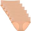Intimate Portal Mutande Gravidanza Cotone Slip Pieghevoli Post Parto 6 Pack | Abbigliamento Premaman, Slip Maternità, Fodera 100% Chiaro Cotone, Fascia Elastica Morbida, Mutandine Comode & Traspirante