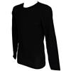 RAGNO Maglia Intima Uomo Camiciola Canottiera Girocollo Manica Lunga Wool & Silk WSK Articolo 60159Q Lana e Seta, 020 Nero, 5-Quinta (EU L - F 4 - USA M - GB 36)