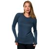 Merino.tech Maglia Lana Merino Donna - 100% Intimo Termico Lana Merino | Maglia donna a maniche lunghe, girocollo/V/U, per sport e outdoor, traspirante, ad asciugatura rapida, delicata