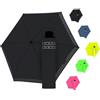 Doppler Safety Reflect Ombrello in colori neon I Ombrello con bordo riflettente e apertura a mano I Mini ombrello con borsa portaombrelli coordinata I Ombrello tascabile leggero per gli spostamenti