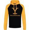 Yellowstone Licenza Ufficiale Baseball Felpa con Cappuccio