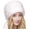 Futrzane Classic Cappello Cosacco - Colbacco Pelo Donna di Pelliccia Sintetica (L, Bianco Classic)
