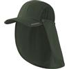 Bassdash UPF 50 + Cappello da Pesca Pieghevole Cappello da Baseball cap con Collo Rimovibile Flap Portatile per Uomini Donne Golf Escursionismo